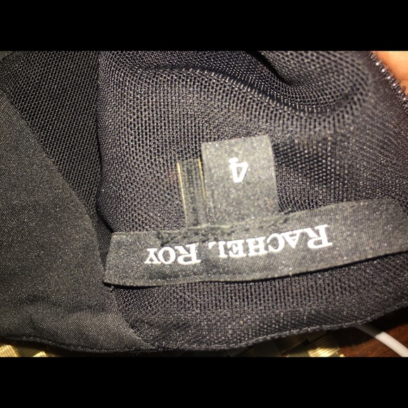 Rachel Roy black peplum strapless dress - Picture 4 of 5